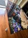 Handmade epoxy resin floral desk