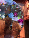 Handmade Live Edge Flower Resin Table