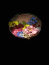 Heat-Resistant Floral Resin Side Table