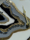 Customizable Wall Clock- Handmade resin epoxy wall clock 18”