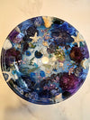 Handmade Epoxy resin floral sink basin