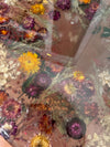Large Floral Epoxy Side Table