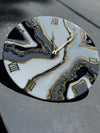 Customizable Wall Clock- Handmade resin epoxy wall clock 18”