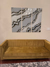 Handmade High End Luxury Masterpiece- Epoxy Resin Art Wall Painting- 3 piece