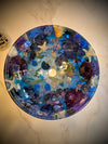 Handmade Epoxy resin floral sink basin
