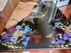 Handmade epoxy resin floral desk