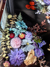 Handmade epoxy resin floral desk