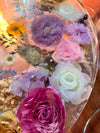 Handmade Clear Floral Resin Table