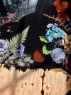 Handmade epoxy resin floral desk