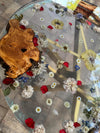 Custom Live Edge Epoxy Flower Table