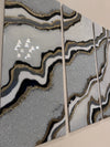 Handmade High End Luxury Masterpiece- Epoxy Resin Art Wall Painting- 3 piece