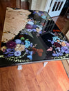 Handmade epoxy resin floral desk