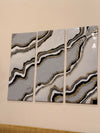 Handmade High End Luxury Masterpiece- Epoxy Resin Art Wall Painting- 3 piece