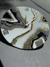 Customizable Wall Clock- Handmade resin epoxy wall clock 18”