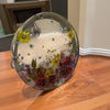 Dried Flower Epoxy Resin End Table