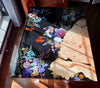 Handmade epoxy resin floral desk