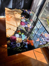 Handmade epoxy resin floral desk