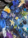 Handmade Epoxy resin floral sink basin