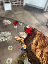 Custom Live Edge Epoxy Flower Table