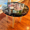 Preserved Flower Epoxy Side Table