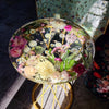 Handmade Clear Floral Resin Table