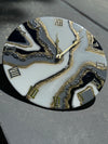 Customizable Wall Clock- Handmade resin epoxy wall clock 18”